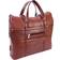 McKlein Edgefield | 17” Leather Roll-Top Laptop Briefcase - Brown